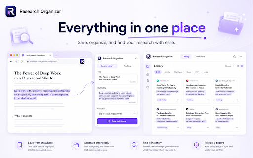 Research Web Highlighter :: Save and organize web highlights, notes, sticky notes, and research sources from any website.