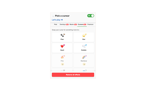 ScreenJoy — Virtual Pets, Screen Effects, Screen Customizer :: An animated pet wanders your screen, plus overlays, masks, and cursors for your browser.