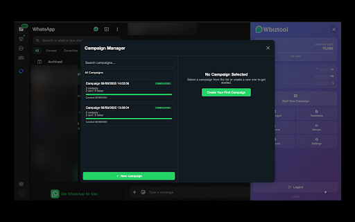 WbizTool Messaging - Self Hosted :: Professional messaging solution for WhatsApp Web with advanced campaign management and useful tools.