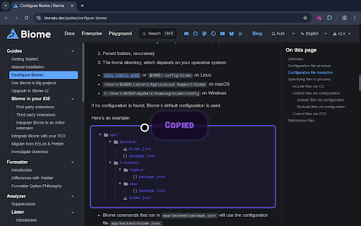 Code Copy :: Click code blocks to copy. Hold Alt and click any element to copy its text.