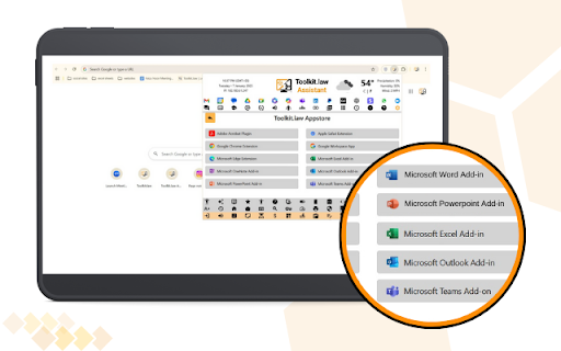 Toolkit.law Assistant :: The Toolkit.law Assistant is your free supplement for Toolkit.law users to any web browser and many additional product platforms.