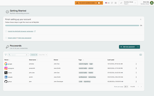 MySafe 2.0 :: MySafe 2.0 is a SaaS native Workforce Password Manager from Segura®.