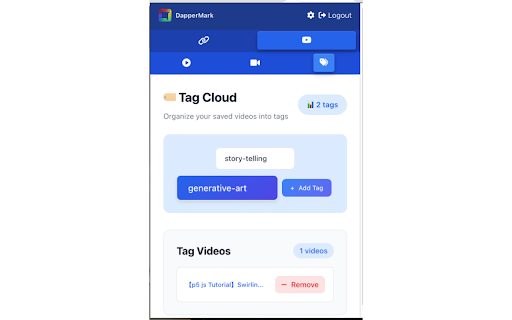 DapperMark - Summarize, Translate, Bookmark YouTube Videos with CHATGPT :: Instantly Summarize transalate transcriptions, Bookmark, and Rediscover your favorite YouTube videos