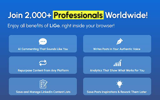LiGoAI :: Engage on LinkedIn, X, Reddit & Meta with humanized comments
