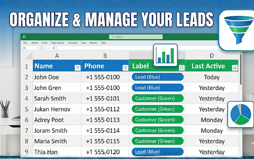 Snatch WhatsApp Exporter :: Export WhatsApp Web contacts to CSV, Excel, JSON or VCard. Extract names, phones and messages quickly and securely.