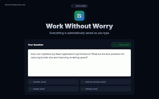 PromptLatte: 1 Click, Compare 10+ AI Answers :: 1 Click, Compare 10+ AI Answers
