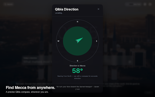 Rhemn :: Muslim new tab — daily Quran verse, Qibla, tasks & weather. Rhemn Pro adds prayer times, notes & AI Quran insights.