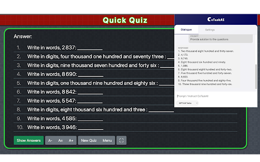CoTaskAI :: LLM on your browser. CoTaskAI helps you to talk to your browsing contents, summarize, and generate ideas.