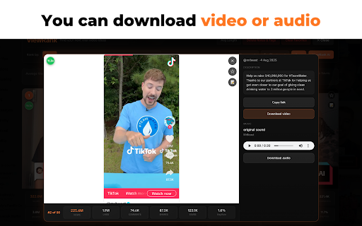 ViewRank - Sort Instagram and TikTok videos and posts :: Sort Instagram and TikTok videos and posts to find the viral video ideas.