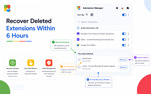Easy Extensions Manager :: Manage Chrome extensions from a fast popup: search, sort, group, enable, disable, and uninstall.