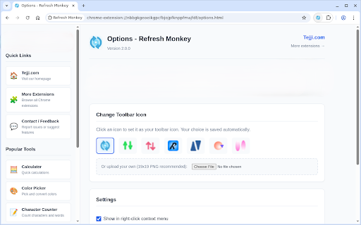 Refresh Monkey :: Advanced tab refresh scheduling and page change monitoring