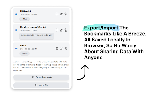 AI Chat Bookmarks :: Saving important chats in your ChatGPT and Gemini