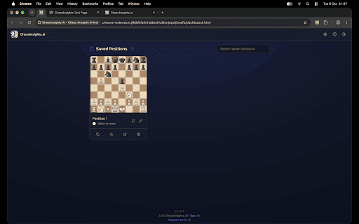 ChessInsights AI – Chess Analysis AI tool :: Analyze chess positions from YouTube, books, and videos using AI. Export to Lichess or Chess.com and find best moves instantly.