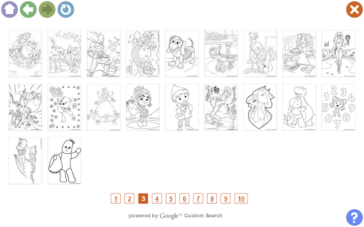 Coloring Plus :: Free online coloring book with a built-in coloring pages search and an image gallery to save your works.