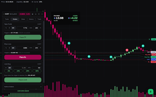 Blanks — Paper Trading for Solana Terminals :: Paper-trade memecoins on Solana, Ethereum, Base, Robinhood and BNB Chain: real price impact, fees, slippage. Zero risk.