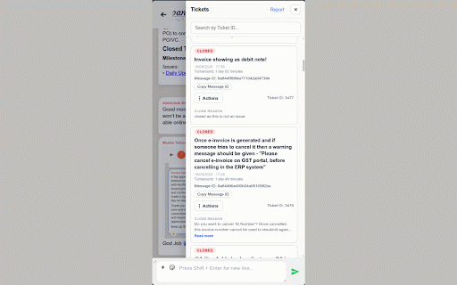 TejoCollab :: Sidebar extension for chat and support on tejoerp platform