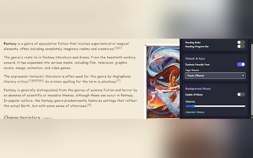 ADHD Focus Reader :: Boosts reading focus for ADHD & neurodivergent minds using Bionic Reading, dyslexia fonts, and ambient AI music.