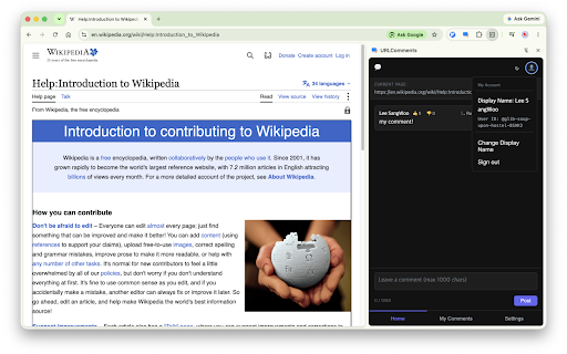 URLComments :: Discover and leave hidden comments on any URL. Like a treasure hunt for conversations that don't exist on the page itself.