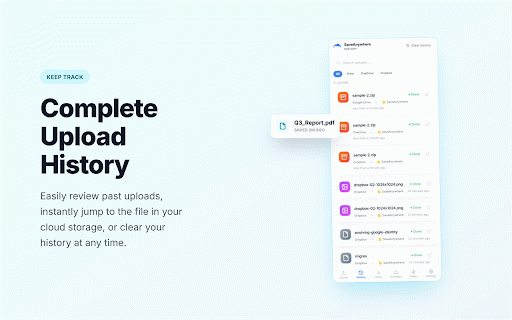 SaveAnywhere - Save Files to Cloud Storage :: Save files directly to Google Drive, Dropbox & OneDrive — right-click any file, image, or link